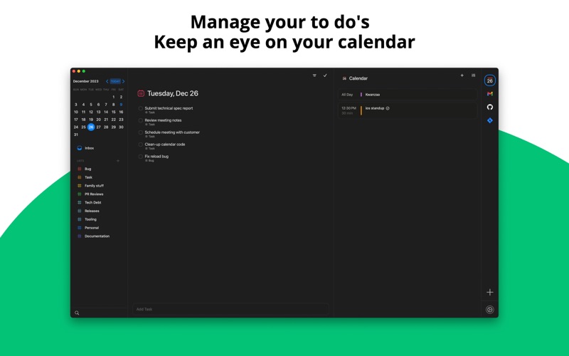 Yawmi • Daily Planner iPhone screenshot 1 - Productivity app