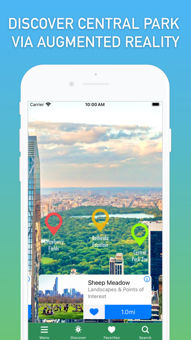 360 Central Park AR NYC Map Screenshot