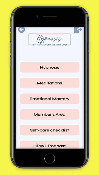Hypnosis Permanent Weight Loss Screenshot