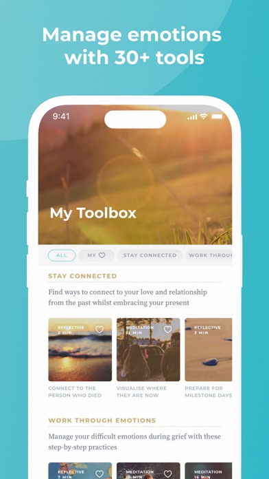 Grief Works: Self Care & Love Screenshot
