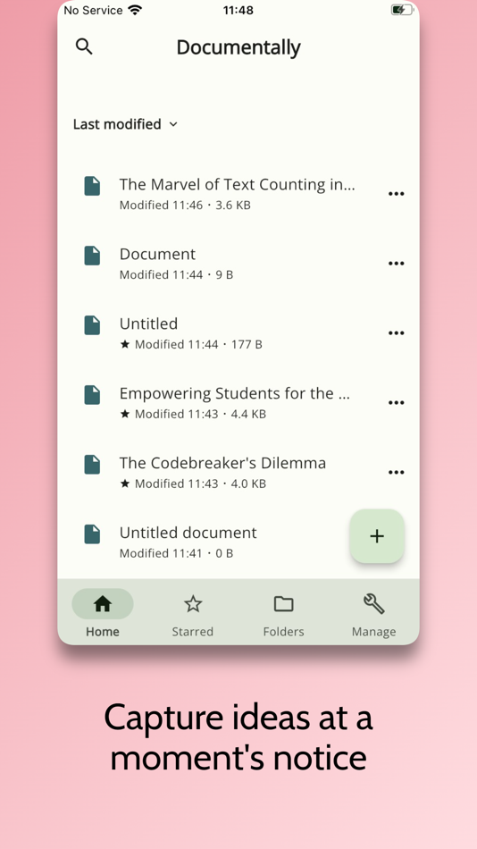 #2. Documentally - Word Count Note (iOS) 由: Yoshinori Tsuchiya