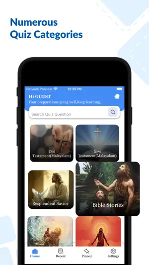Bible Quiz - Malayalam screenshot 1