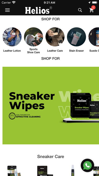 Helios Shoe Care Screenshot