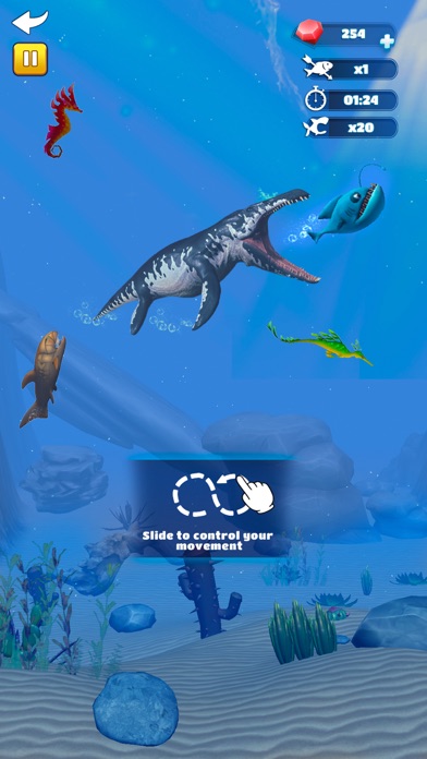 Fish merge and grow Screenshot