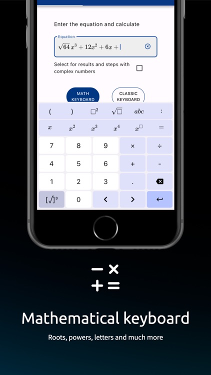 Solve the equations screenshot-3