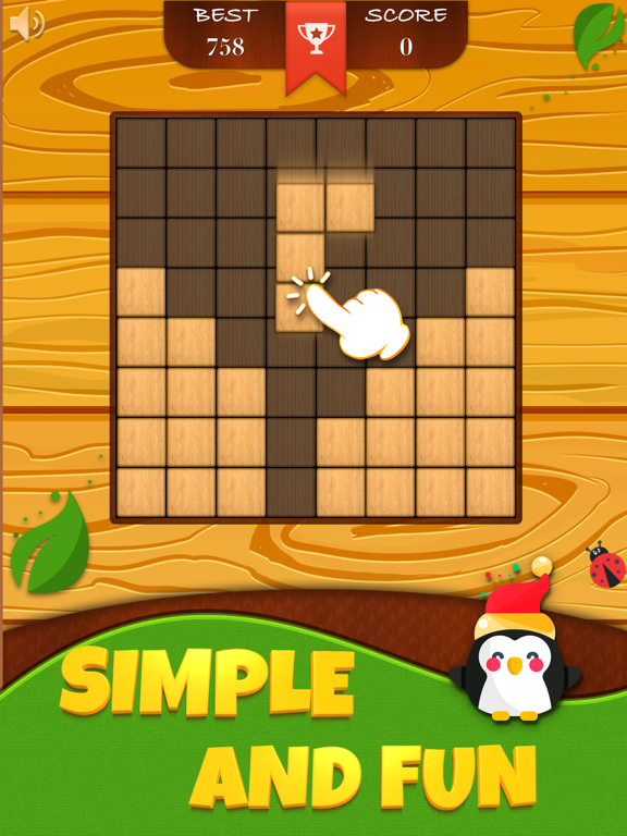 Screenshot #5 pour Wood Bloc Puzzle : Jeux de IQ