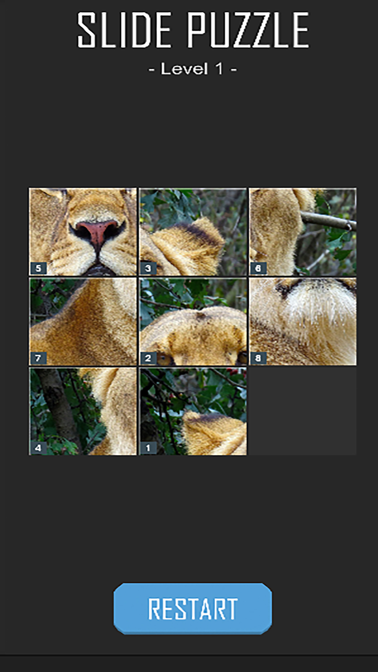 My Slide Puzzle Game