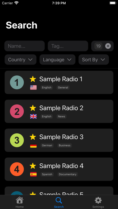 Radio Player Screenshot
