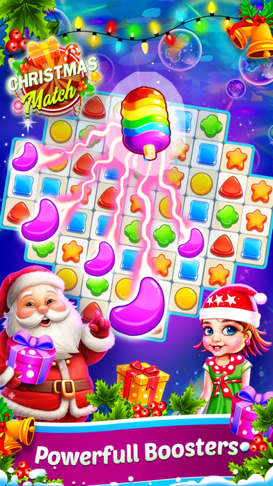 Christmas Match 3 game Screenshot