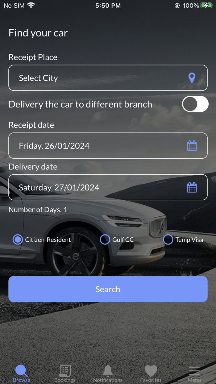 Amusbah car for car rental
