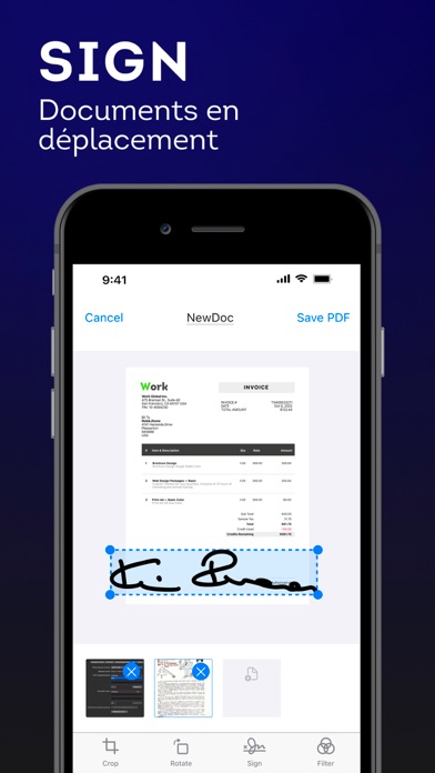 Screenshot #2 pour Scanner PDF Document, Fichiers