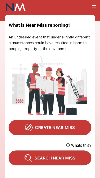 ISM Near Miss App Screenshot