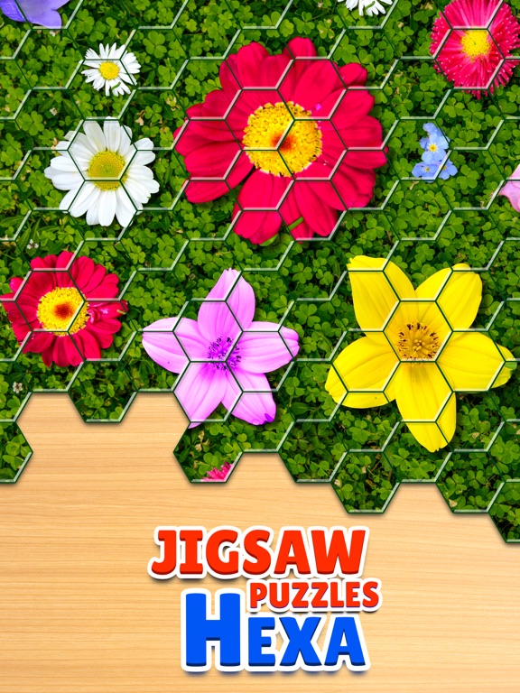 Screenshot #4 pour Puzzles Ⓞ Jigsaw Puzzles Hexa