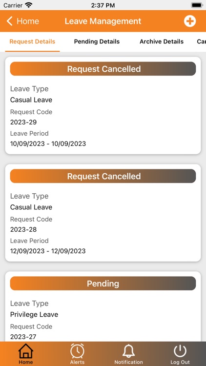 Triveni Group HRMS screenshot-5