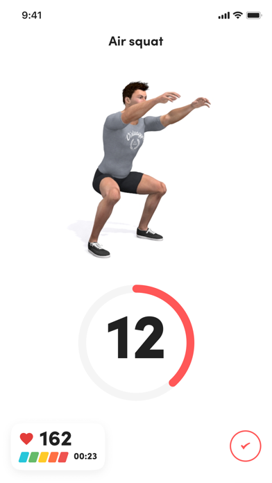 Project Fit app Screenshot