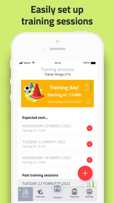 Trainer Amigo Screenshot