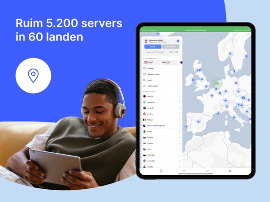 NordVPN: VPN snel & onbeperkt iPad app afbeelding 3