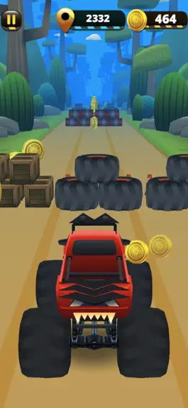 Game screenshot Monster Truck 3D Runner apk