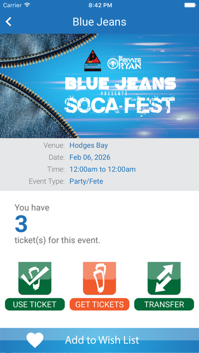 TickeTing Events App Screenshot