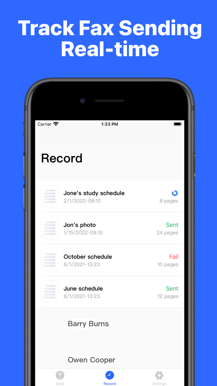 Easy Fax  Send From iPhone