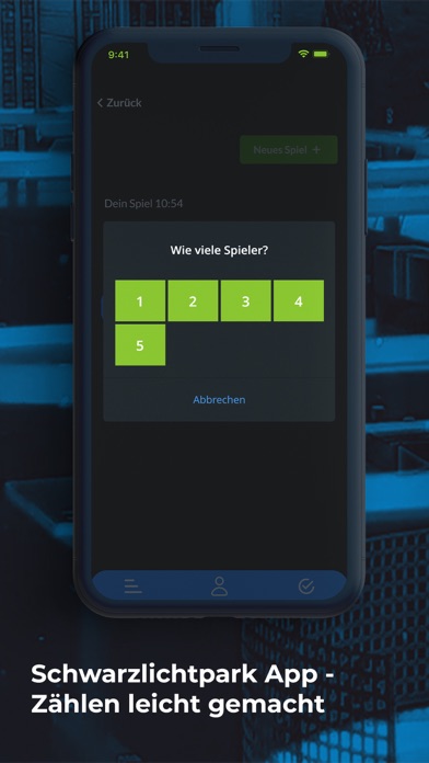 Schwarzlichtpark App Screenshot