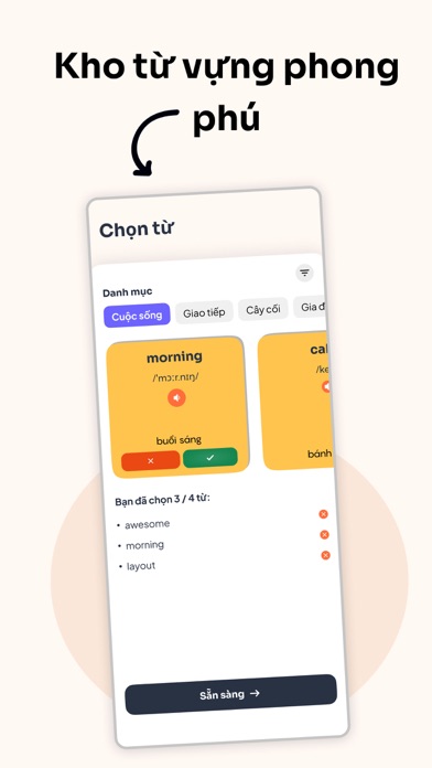 VocaGenius - Từ vựng tiếng Anh Screenshot