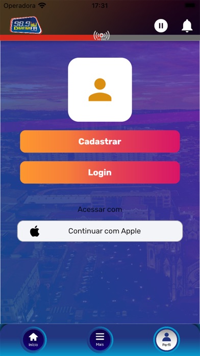 Rádio Criativa FM 98.9 Screenshot