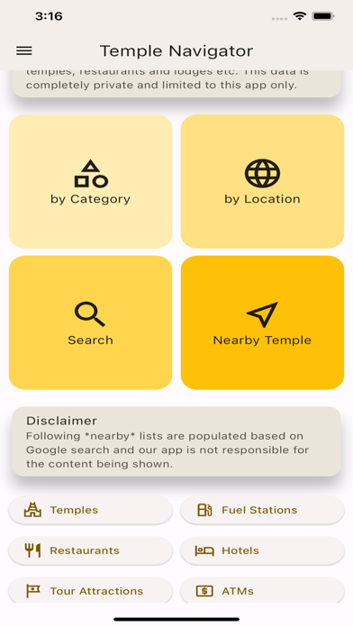 Temple Navigator Screenshot