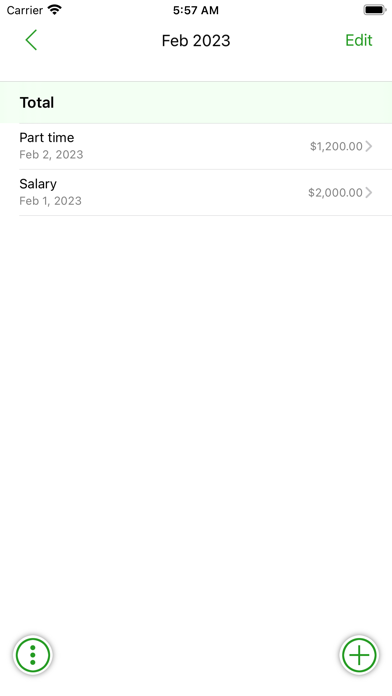 Simple Family Accounting Screenshot
