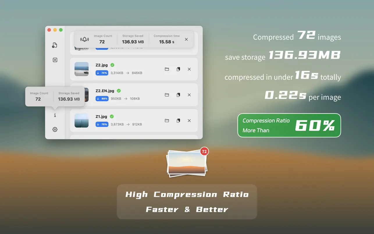 Zipic 高效且简单易用的图像压缩工具
