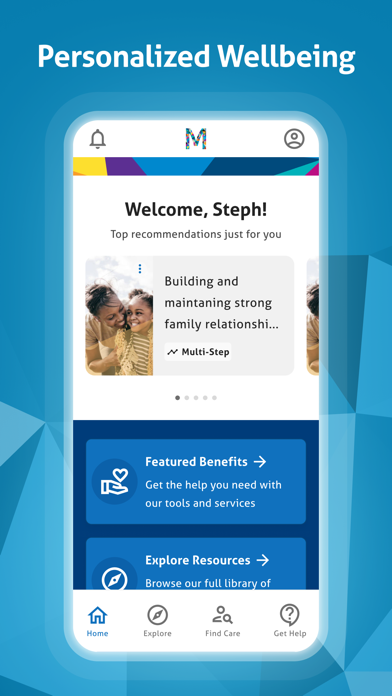 Wellbeing by Magellan iPhone screenshot 4 - Health & Fitness app