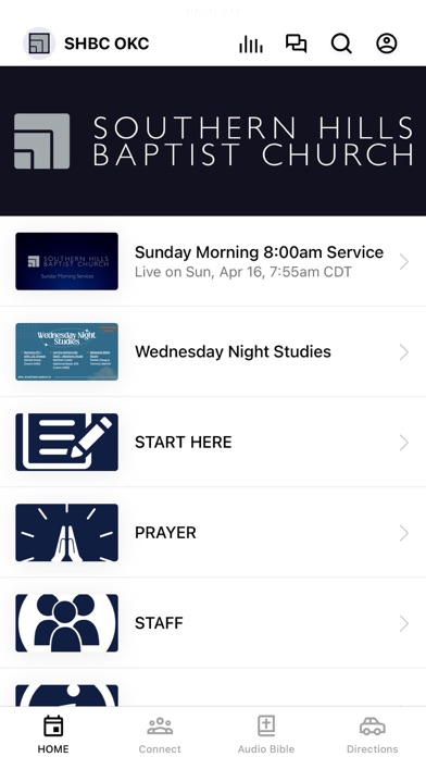 Southern Hills Baptist OKC Screenshot