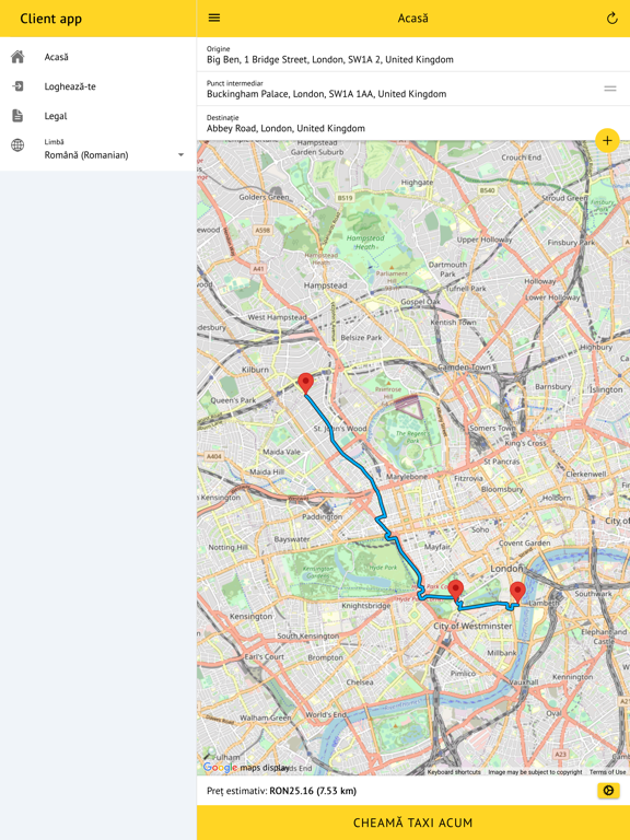 Screenshot #5 pour Taxi AME Curtea de Arges
