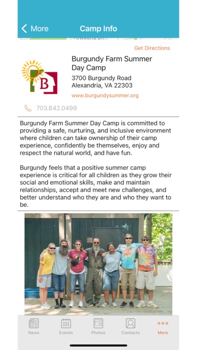 Burgundy Farm Summer Day Camp Screenshot