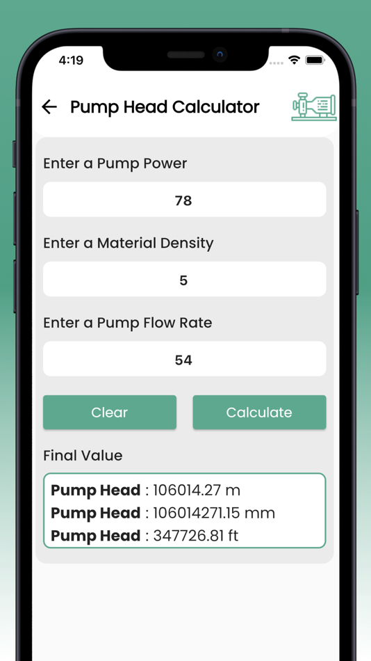 #5. Pumping Power Calculator (iOS) 由: Gorasiya Vishal Nanjibhai