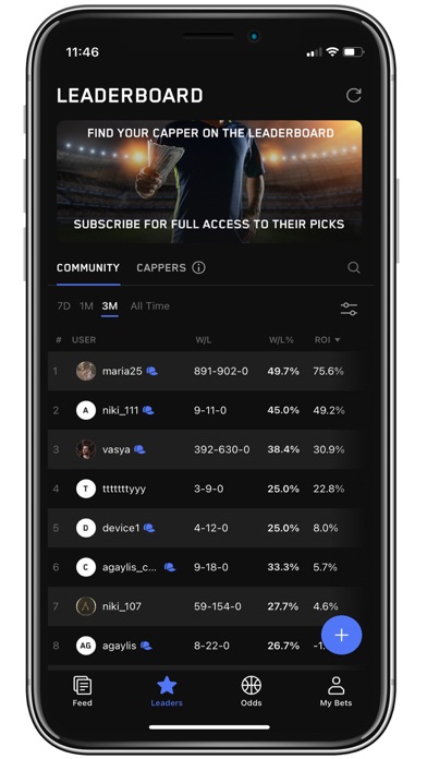Lines Sports Betting Screenshot