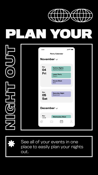 Keyflow: Your key to nightlife Screenshot