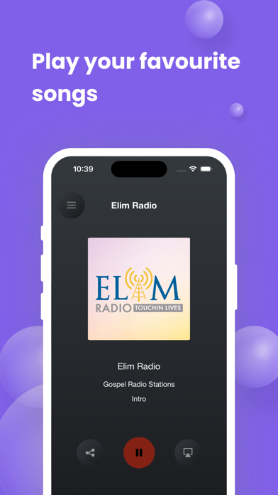 Elim Radio UK Screenshot