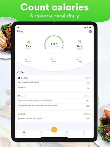 Calorie Counter - Food Trackerのおすすめ画像1