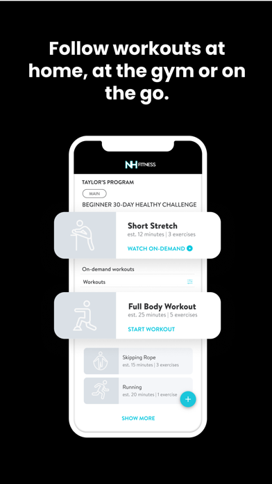 NH Fitness Screenshot