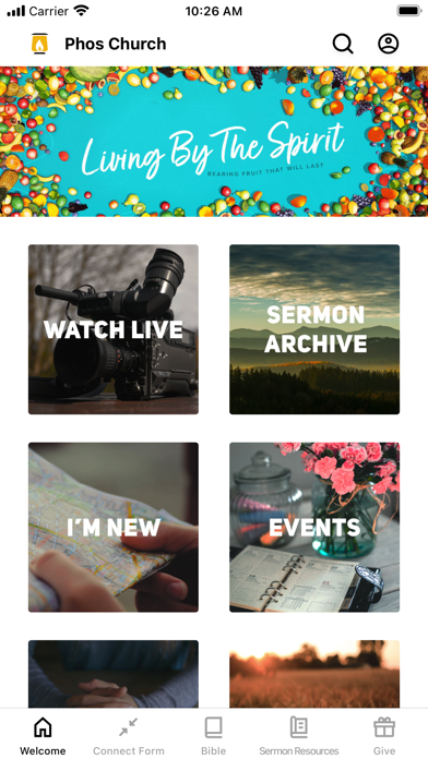 Phos Community Church Screenshot