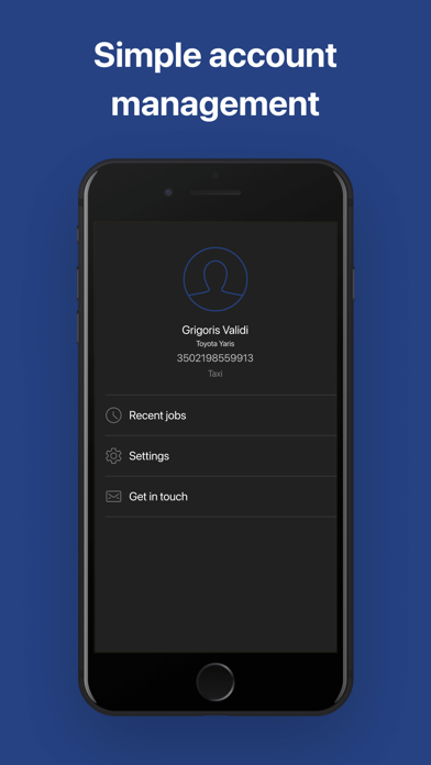 BTLR Driver App Screenshot