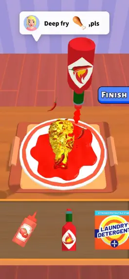Game screenshot Fried Food DIY apk