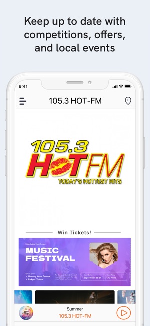 105.3 HOT-FM en App Store