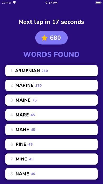 Word Whirls Screenshot
