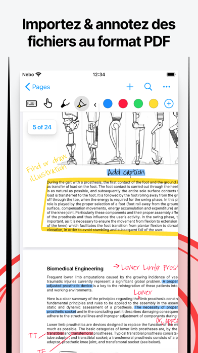 Screenshot #3 pour Nebo: Notes et Annotations PDF