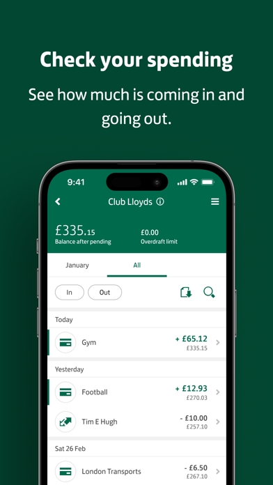 Lloyds Bank Mobile Banking Screenshot