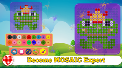 Mosaic Hex Puzzle Kids Shapes Screenshot