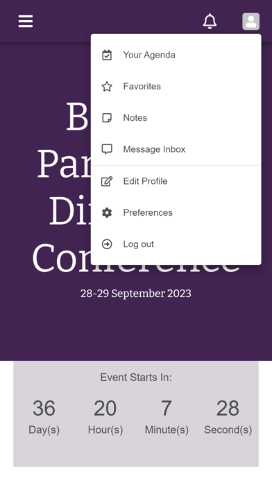 Birketts Conference App Screenshot
