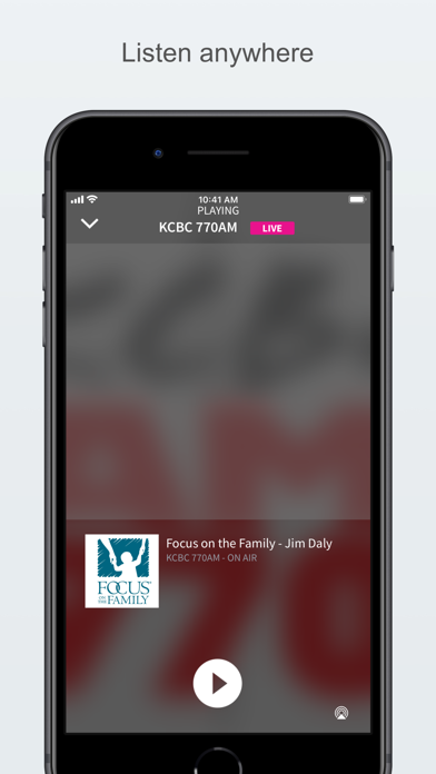 KCBC Radio Screenshot